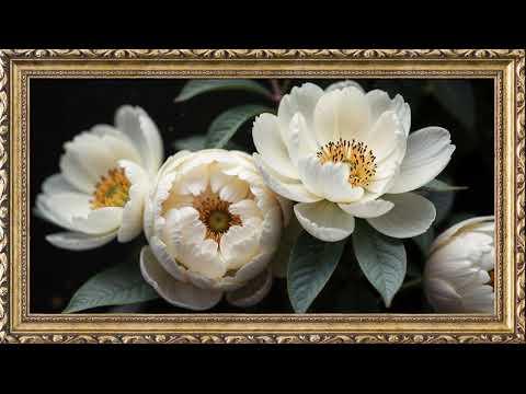 8 Framed Flowers Vases Paintings | TV Wallpaper | 4 Hours | 4K