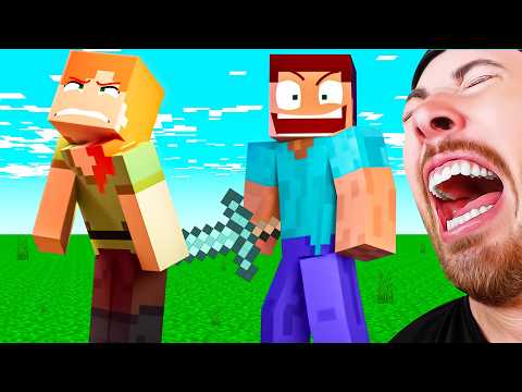 FUNNIEST ALEX vs STEVE MINECRAFT CHALLENGE! (DO NOT LAUGH)