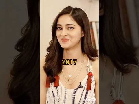 Evolution of Ananya pandey from2011 to 2023#viralshort#ananyapandey#trendingvedio