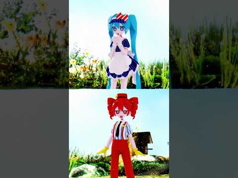 ≡MMD≡ MikuxTeto - Mesmerizer / #メズマライザー #mikumikudance #mmd    #3d #miku #teto #mesmerizer,