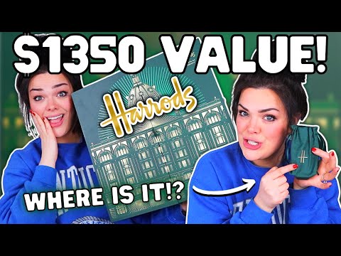 INSANE $1350 VALUE...Something is MISSING!? | Luxury Harrods Advent Calendar Unboxing