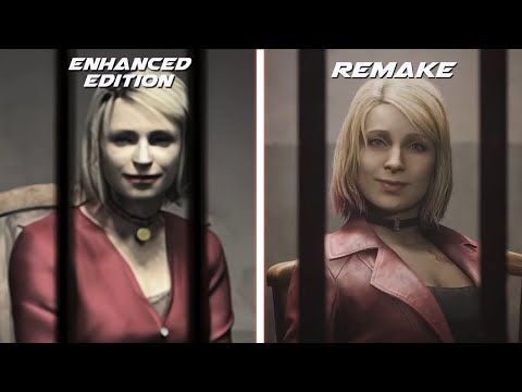 Silent Hill 2 - Maria Labyrinth Jail Cell Full Scene Comparison [Enhanced Edition vs Remake]