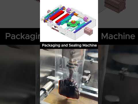 Packaging and Sealing Machine #mechanism #mechanic #engineering #solidworks #fusion360 #3dcad