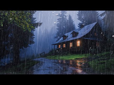 Heavy Rain To Sleep Immediately - Let The Sound Of Rain Wash Away Your Sadness Tonight - ASMR, RELAX