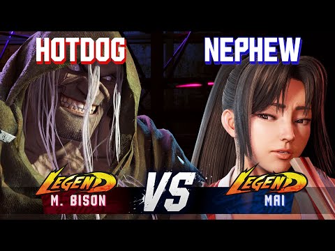 SF6 ▰ HOTDOG29 (M.Bison) vs NEPHEW (Mai) ▰ High Level Gameplay