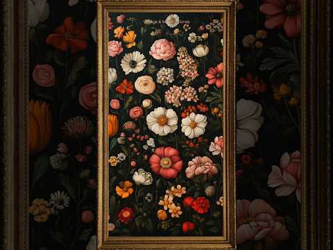 Autumn Floral Art TV #artforyourwalls #artdecor