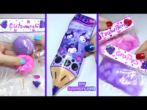 Funny squishy ideas - how to make colorful squishy craft at home