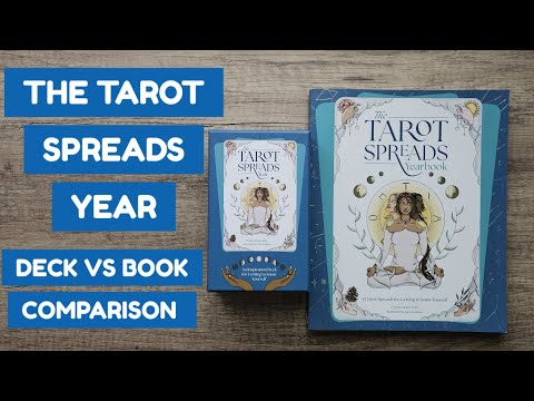 THE TAROT SPREADS YEAR DECK ✨️NEW RELEASE✨️ Comparing the deck to the book