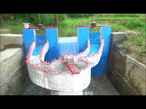 Unique turbine design for mini hydro