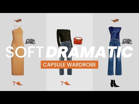 KIBBE CAPSULE WARDROBE: Soft Dramatic + Autumn Outfit Ideas