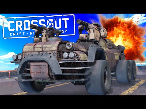 I Built and Battled an EXTREME  HOT ROD in Crossout!