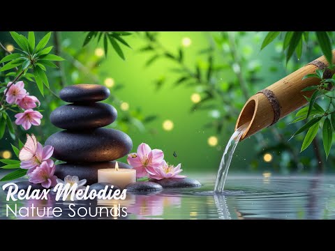 Gentle Piano Music 🌿 Relaxation Piano Music & Water Sounds for Stress Relief Peaceful Calming Sleep