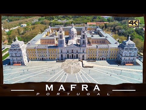 Mafra Palace ● Portugal 🇵🇹【4K】 Aerial Drone [2023]