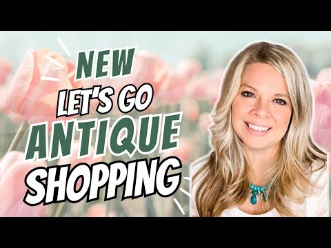 I Found the CUTEST Spring Decor at the Antique Mall | Shop with me!