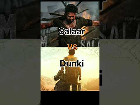 Salaar vs Dunki Box Office collection Day 1 || #salaarboxofficecollection #dunki #prabhas #srk