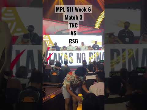 MPL Seanson 11 Week 6 Match 3 TNC vs RSG #lakasngpinas #mplph #TNC #rsgph