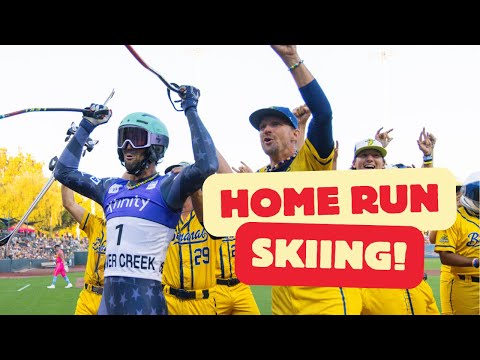 First EVER Home Run while Skiing