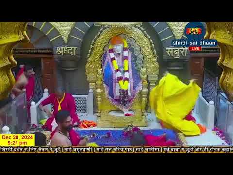 Sai Baba Live Darshan Today 28 December 2024  | Live From Shirdi 2024-12-28 17:21