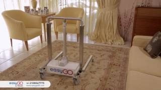 easyGO • Electric patient lift & transfer chair/hoist (assembly)