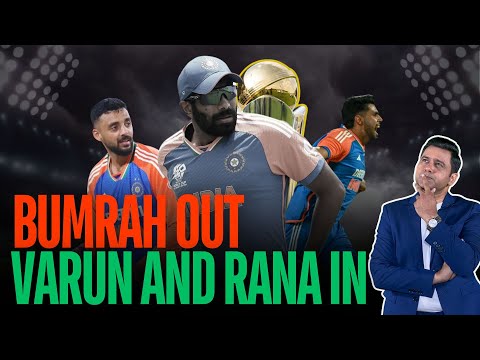 🚨 Bumrah Out ❌Varun and Rana In ✅  #Aakashvani #INDvsENG #ChampionsTrophy