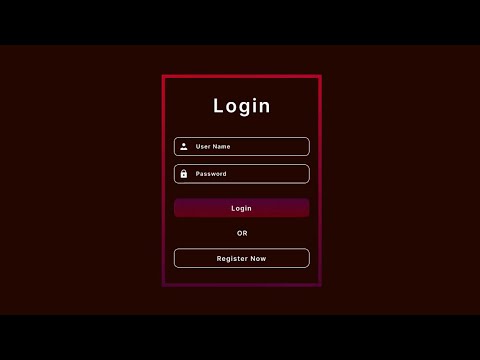 Animated Login Screen Design using Figma | Figma web design | Figma tutorial