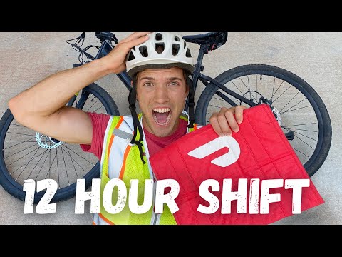 I DOORDASHED ON A BIKE FOR 12 HOURS STRAIGHT