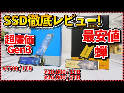 【自作PC】2024も蝉の季節がやってきた！？価格の割に相変わらず高性能な蝉と格安ローエンドGen3 SSDを徹底レビュー！