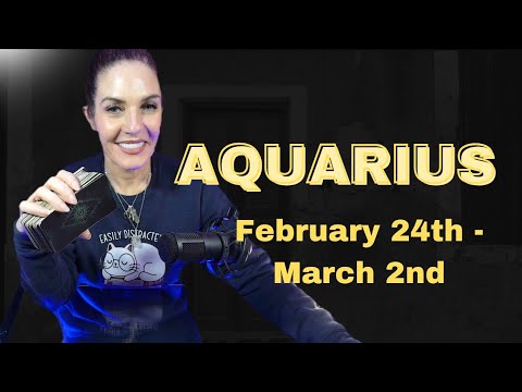 Aquarius ♒"Down But Not Out"🌡️February 24th - March 2nd Tarot Reading 🔮✨