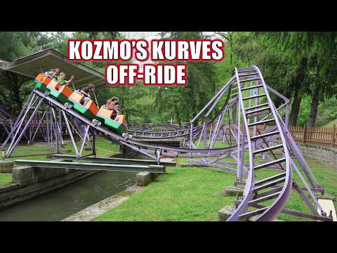 Kozmo's Kurves Off-Ride Footage (60FPS), Knoebels Miler Kiddie Coaster | Non-Copyright