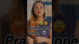 Prank gone wrong 😡😭😤 #bengali #comedy #youtubeshorts #funny #funnyvideos #couple #viral