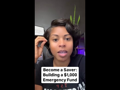 Become a Saver Building a 1,000 Emergency Fund #shorts