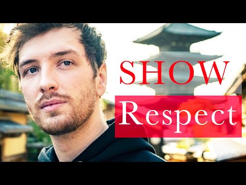 How He's Being Respectful in Japan