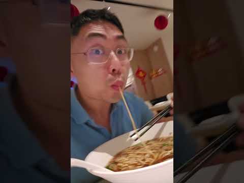 What to do on your birthday if you are Chinese? Longevity noodles of course!