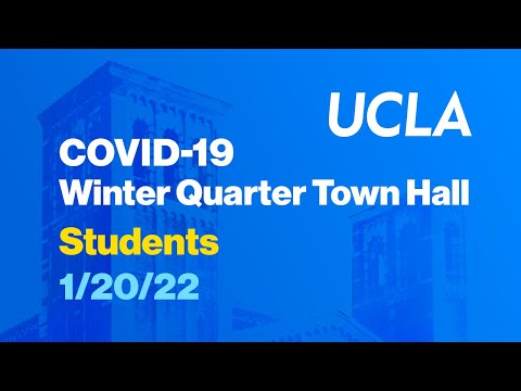 COVID-19 Town Hall for Students - January 20, 2022