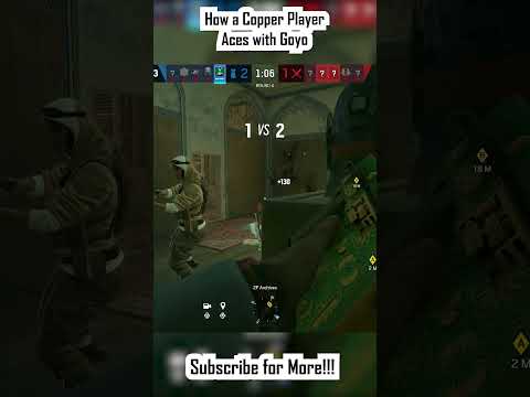 How a Copper Aces with Goyo #r6s #rainbowsixsiege #gaming