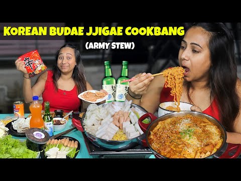 Korean Army Stew (Budae Jjigae) at Home | Hot Pot Recipe & Ingredients | Cookbang