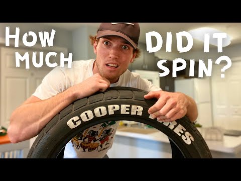 How many LAPS does a tire spin in its lifetime?