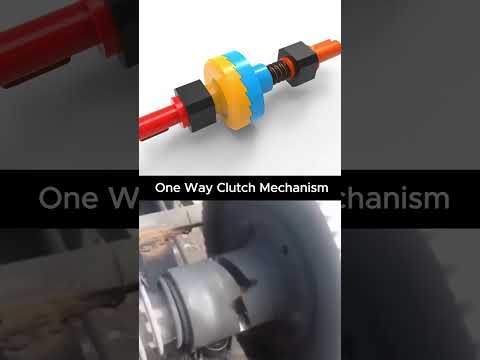 One way clutch mechanism. #mechanism #mechanic #mechanical #clutch  #engineering #3dcad