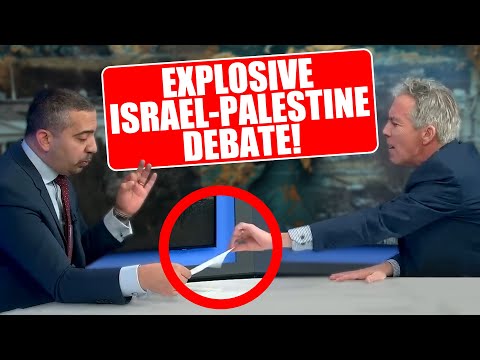 ZIONIST SNATCHES PAPER OUT OF MEHDI HASSAN’S HAND IN HEATED ISRAEL-PALESTINE DEBATE!