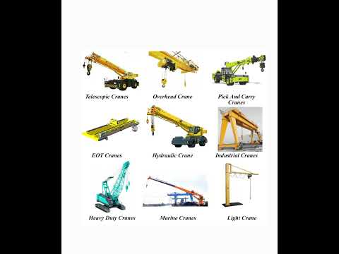 Types of cranes  #shorts