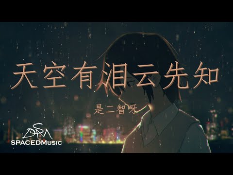 是二智呀 - 天空有泪云先知 『天空有泪总是云先知 泛红的眼载满了往事』【动态歌词Lyrics】