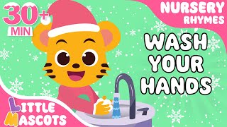 ✨Wash Your Hands 🫧 + The Bath Song + more Little Mascots Nursery Rhymes & Kids Songs