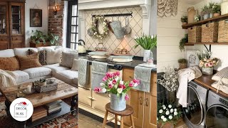 Vintage Meets Rustic Comfort💞✨️Beautiful Farmhouse Decorating Inspirations #farmhouse