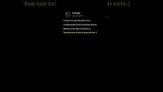 Bar bar kafan chahre #new #whatsappstatus #love #sad #poetryvideo #brokenheart #trending #viral