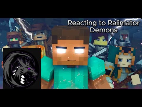 Reaction to Rainimator Demons Minecraft music video