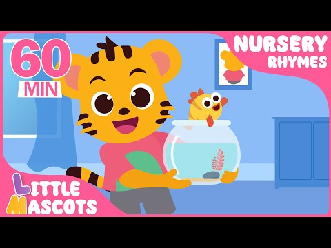 Little Fish🐠 + The Bath Song + more Little Mascots Nursery Rhymes & Kids Songs