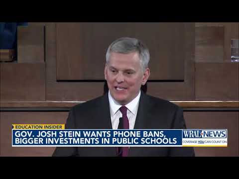 Gov. Josh Stein wants phone bans, bigger investment in public schools