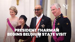 President Tharman begins 3-day state visit to Belgium