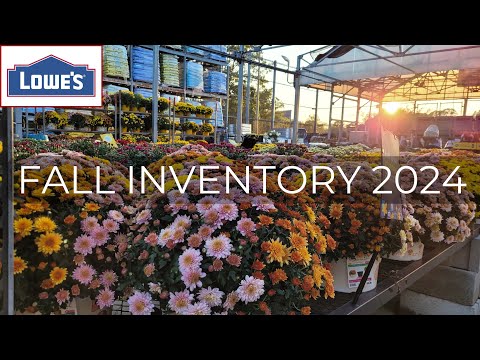 Lowes September Inventory Fall Plants. Annuals, Perennials, Trees & Shrubs!