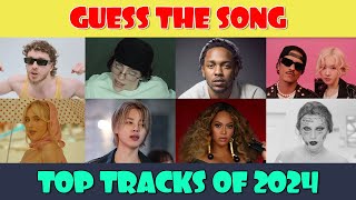 Guess the Song Top Tracks of 2024 🎵 Music Quiz